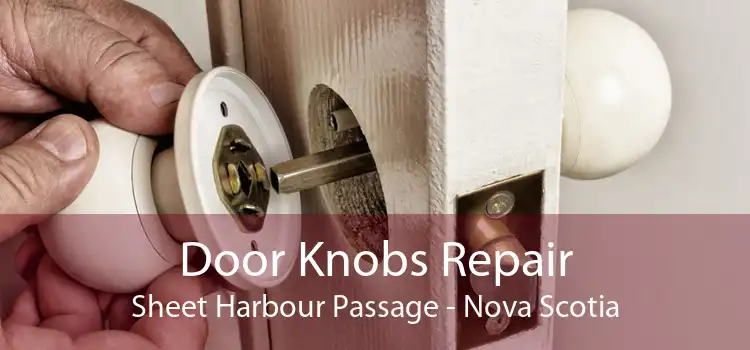 Door Knobs Repair Sheet Harbour Passage - Nova Scotia