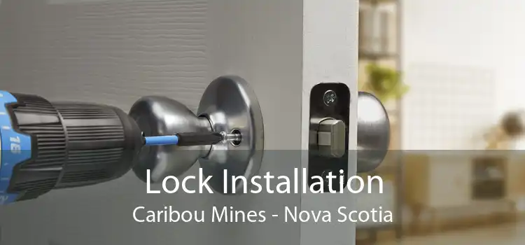 Lock Installation Caribou Mines - Nova Scotia