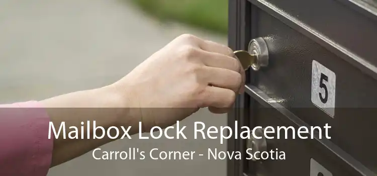 Mailbox Lock Replacement Carroll's Corner - Nova Scotia